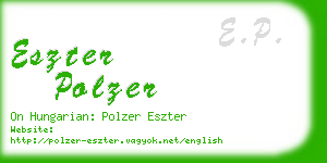 eszter polzer business card